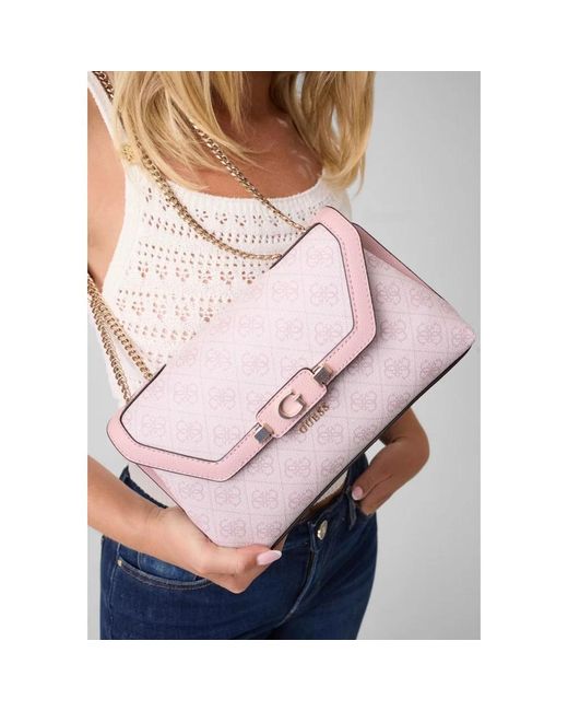 Guess Pink Cross Body Bags