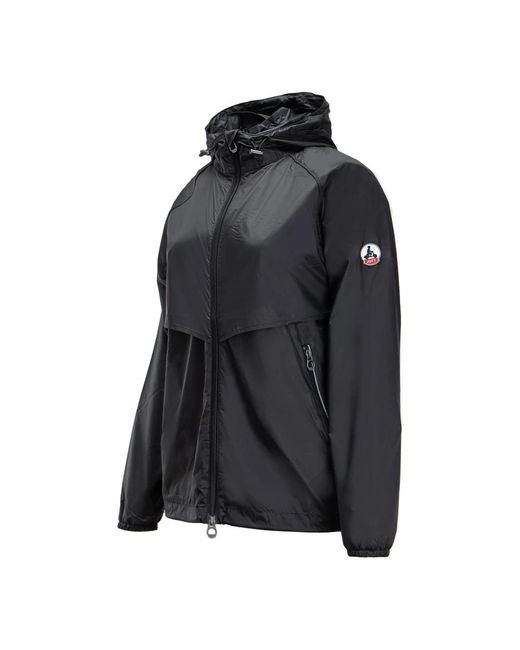 J.O.T.T Jassen ,Zwart ,Polyester Lightweight Jacket Scirocco in het Black