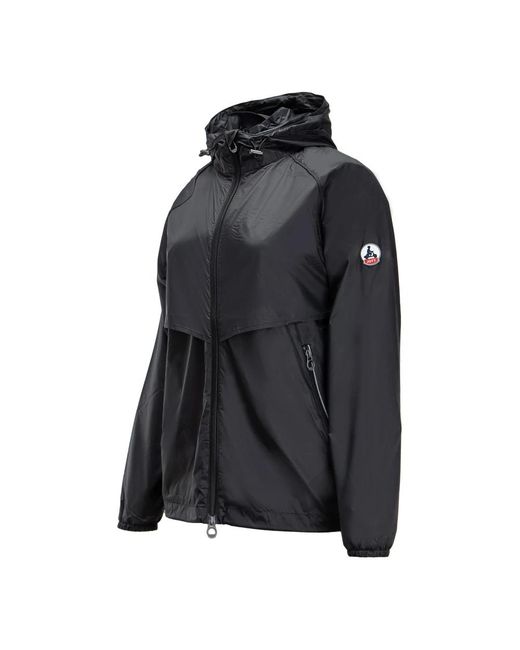 J.O.T.T Jassen ,Zwart ,Polyester Lightweight Jacket Scirocco in het Black