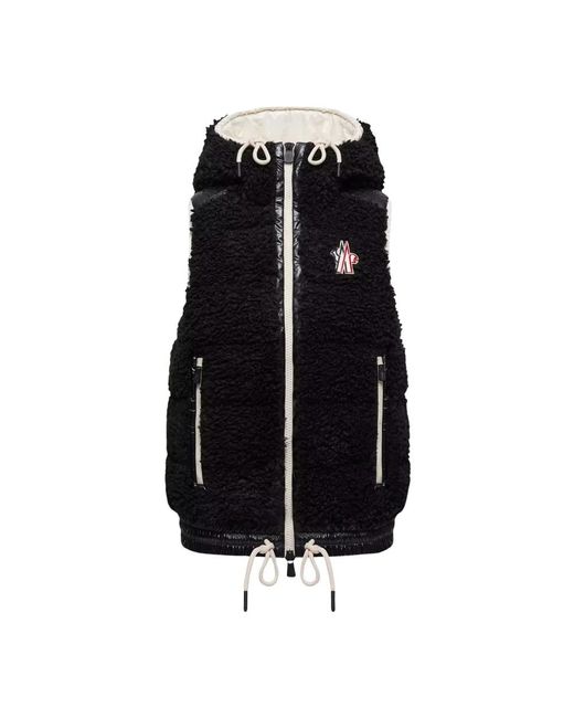 Moncler Black Waistcoats