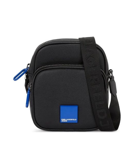 Karl Lagerfeld Black Cross Body Messenger for men