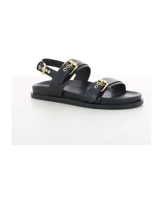 Agl Attilio Giusti Leombruni Blue Flat Sandals