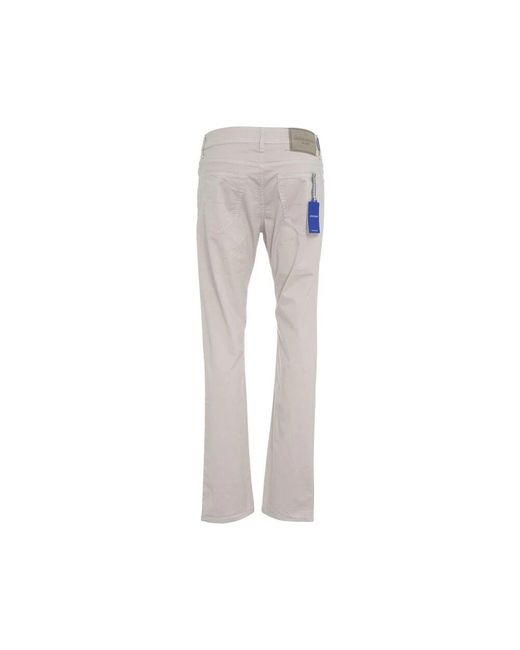 Jacob Cohen Slim Fit Bard Hose Mit Logo in Gray für Herren