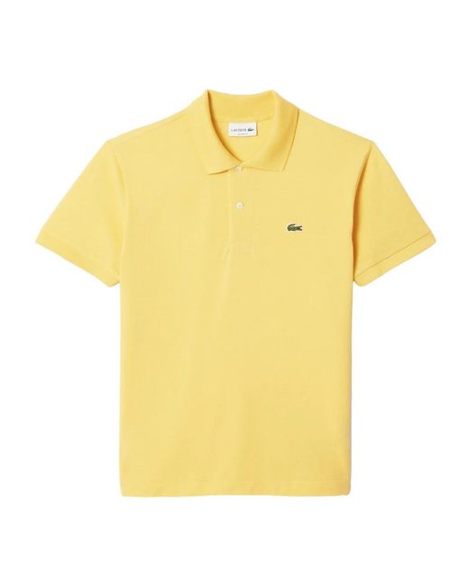 Lacoste Yellow Classic Fit Pole Mustard 3 for men