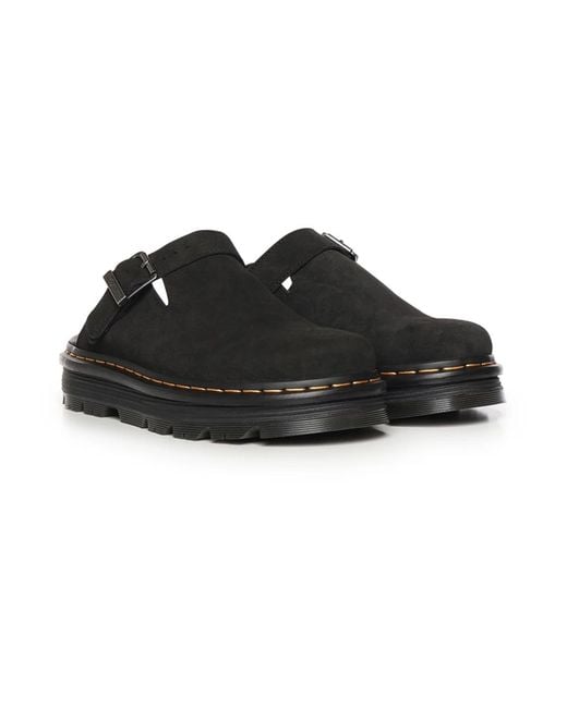 Dr. Martens Black Mules for men