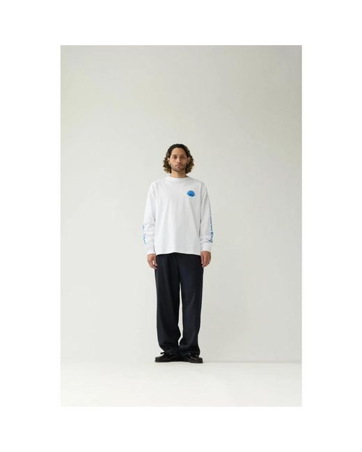 New Amsterdam Surf Association White Long Sleeve T-Shirts for men