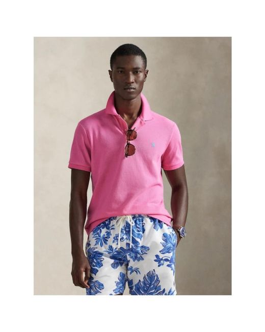 Polo Ralph Lauren Pink Polo Shirts for men