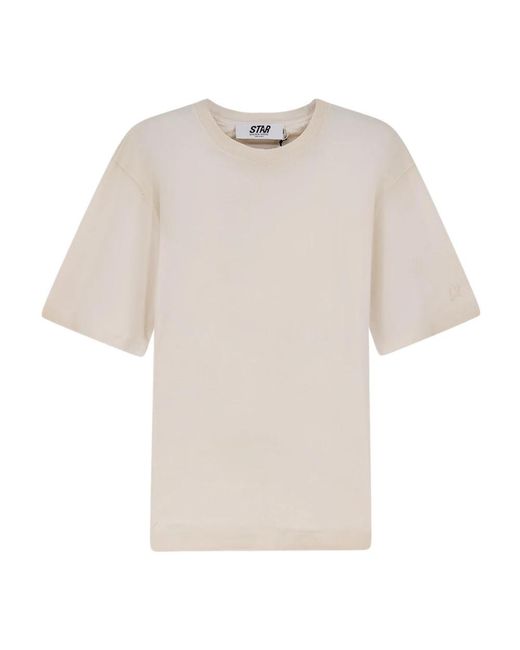 Golden Goose Deluxe Brand Natural T-Shirts for men