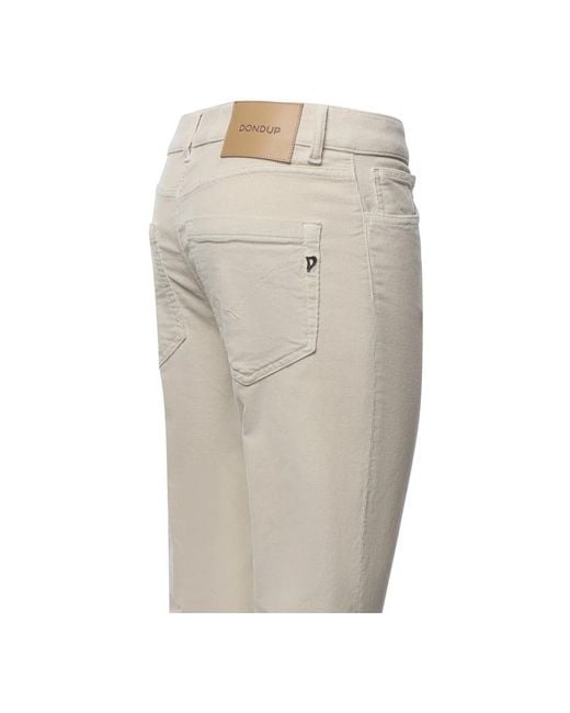 Dondup Cropped Jeans in het Natural