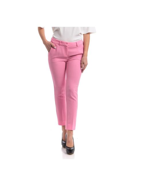 Trousers > slim-fit trousers SIMONA CORSELLINI en coloris Pink