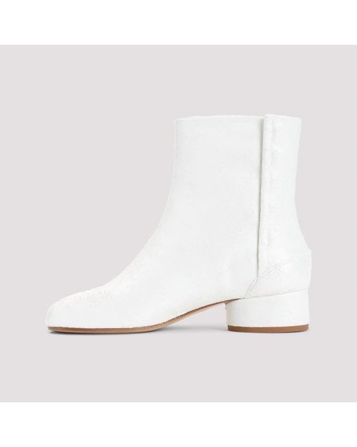 Heeled Boots di Maison Margiela in White