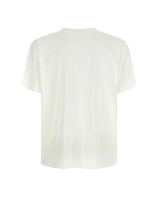 MM6 by Maison Margiela White T-Shirts for men