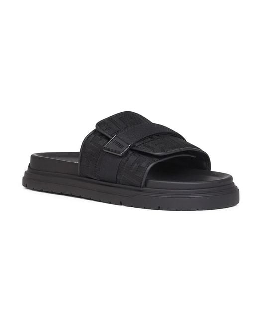 Fendi Blue Sliders for men
