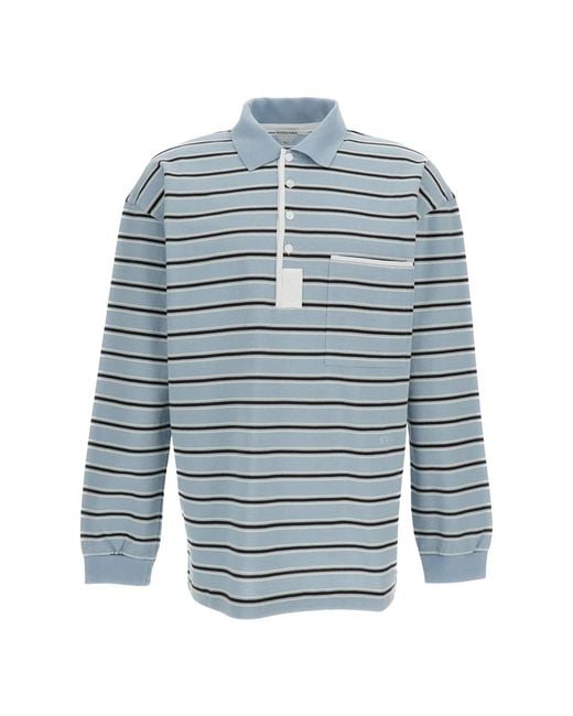 Bottega Veneta Blue Polo Shirts for men