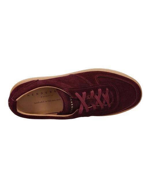 Henderson Red Sneakers for men