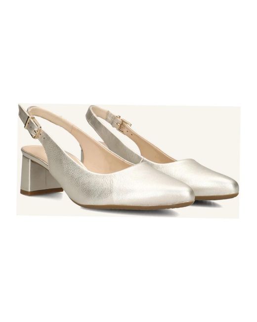 Gabor White 260 Slingbacks