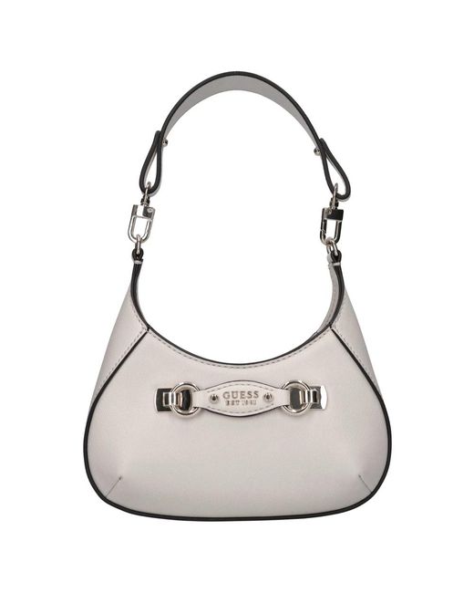 Guess Gray Mini Kunstleder-Tasche