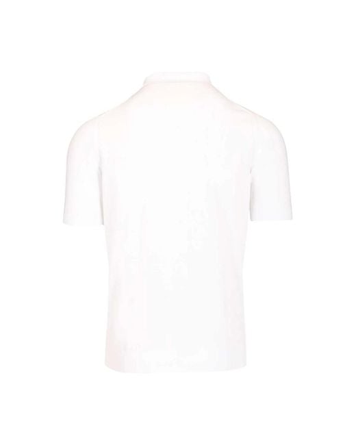 Fedeli White Polo Shirts for men