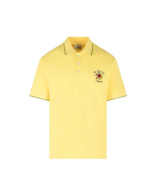 Drole de Monsieur Yellow Polo Shirts for men
