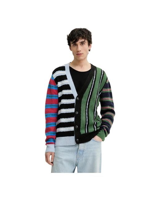Cardigans Desigual pour homme en coloris Green