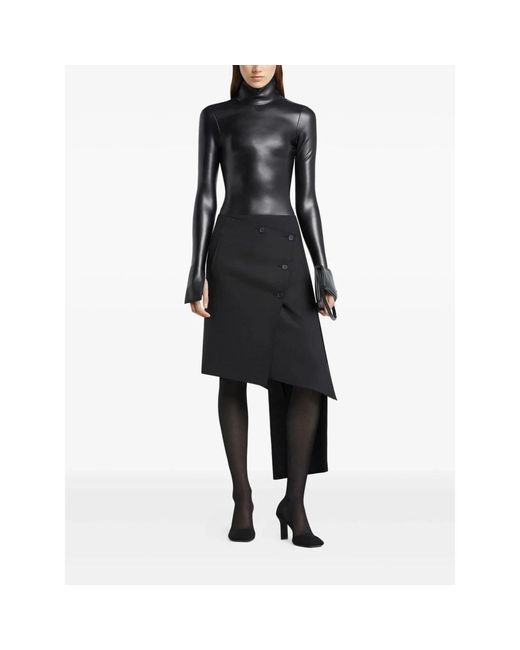 Courreges Black Midi Skirts