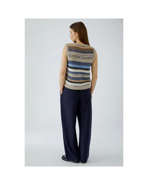 Ouí Gray Rundhals-Strickpullover