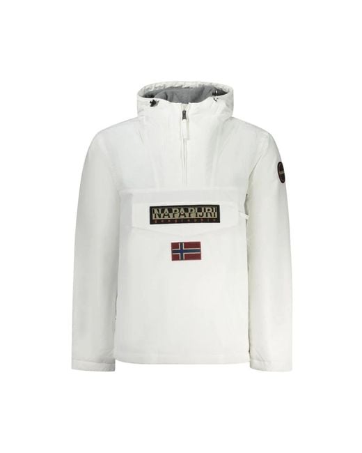 Napapijri White Winter Jackets for men