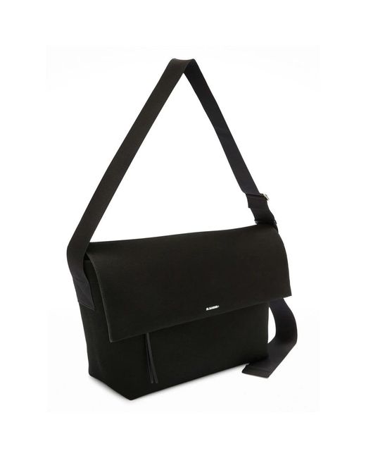 Jil Sander Black Shoulder Bags for men
