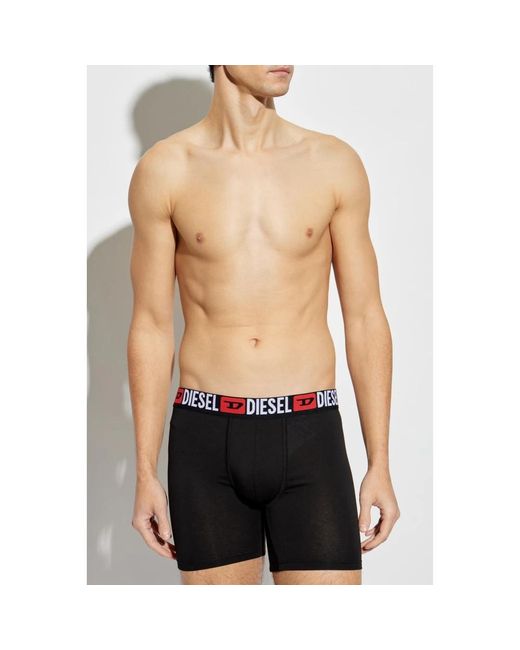 DIESEL Ondergoed ,Zwart ,Katoen Driepak Boxershorts in het Black voor heren