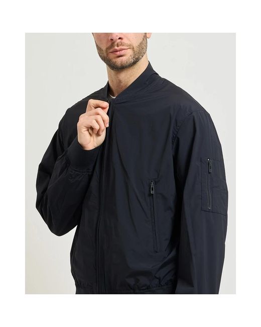ARMANI EXCHANGE Blue Bomber Jackets for men