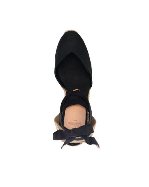 Castaner Black Wedges
