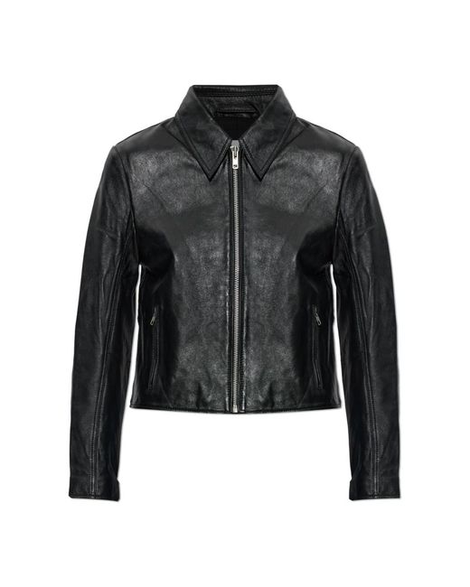 Leather Jackets Samsøe & Samsøe de color Black