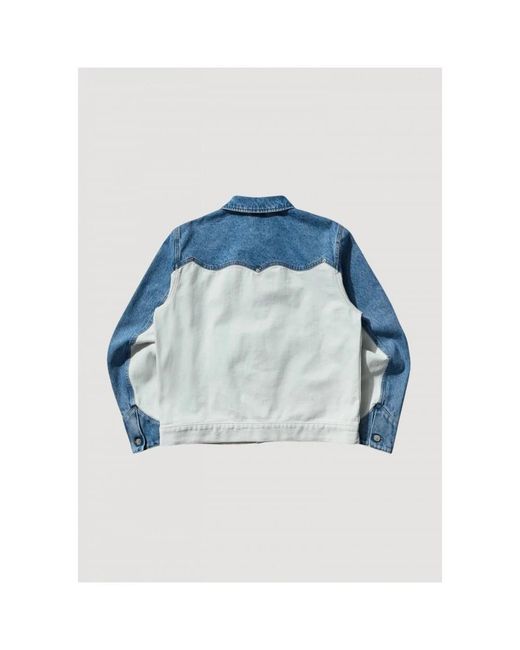 Aries Patchwork Western Carpenter Jacke in Blue für Herren
