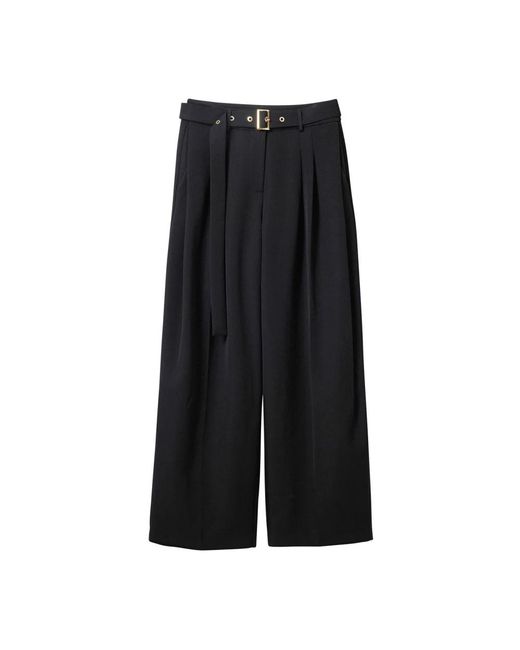 Desigual Black Wide Trousers