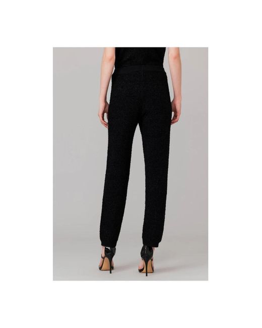 Gaelle Paris Black Slim-Fit Trousers