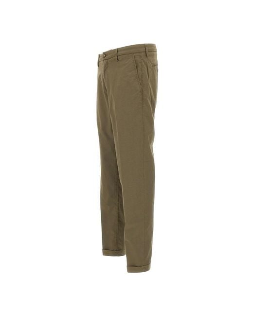 Re-hash Green Slim-Fit Trousers for men