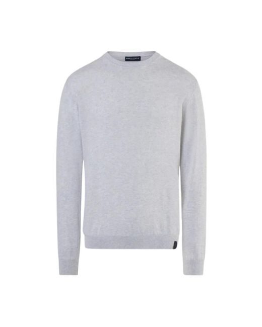 North Sails Gray Round-Neck Knitwear for men