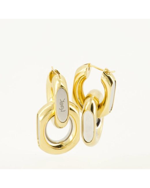Saint Laurent Metallic Earrings