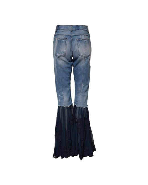 Dolce & Gabbana Blue Flare Jeans