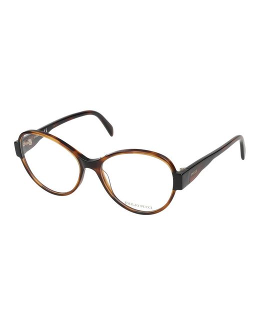 Emilio Pucci Brown Glasses