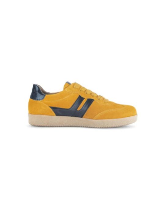 Gabor Yellow Casual Schnürschuhe