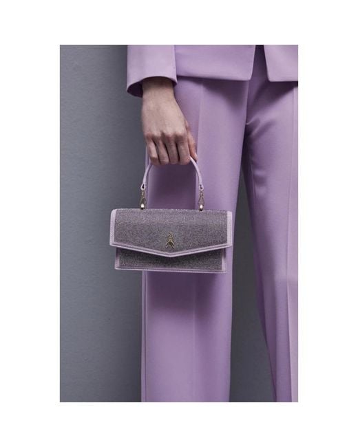 Patrizia Pepe Purple Shoulder Bags