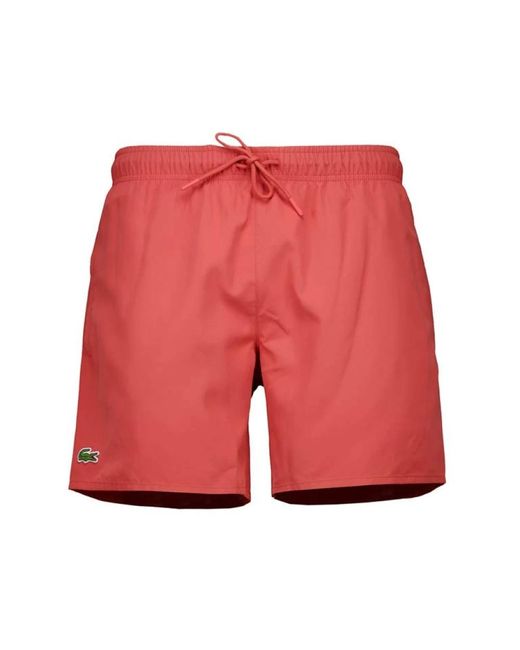 Swimwear > beachwear Lacoste pour homme en coloris Red