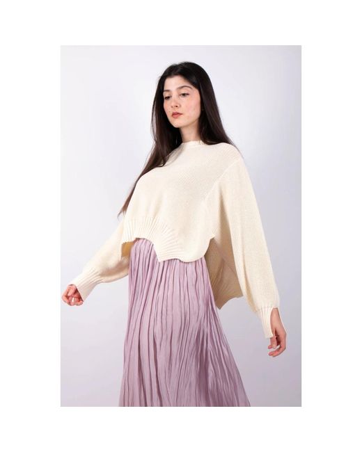 Roberto Collina Pink Round-Neck Knitwear