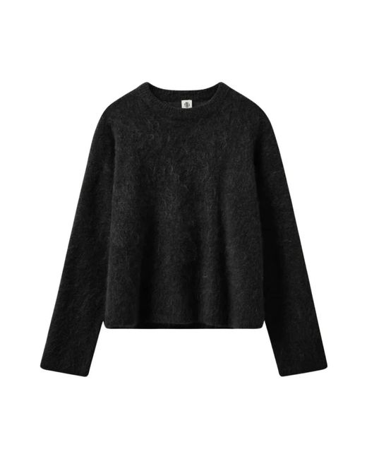 Round-Neck Knitwear THE GARMENT de color Black