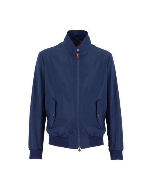 Kiton Jassen ,Blauw ,Light Jacket in het Blue voor heren