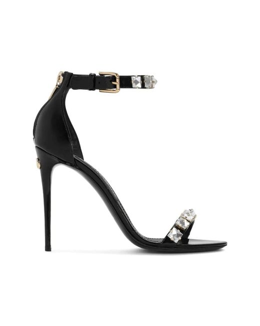 High Heel Sandals Dolce & Gabbana de color Black