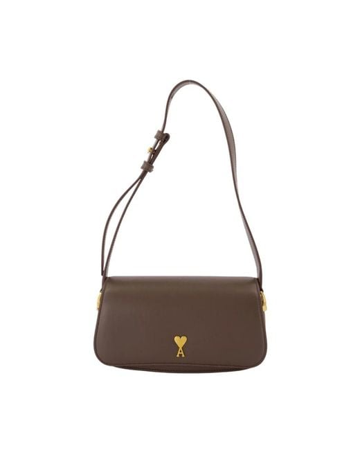 AMI Brown Shoulder Bags