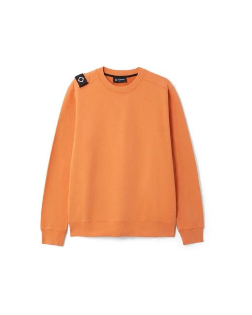 Ma Strum Orange Sweatshirts for men