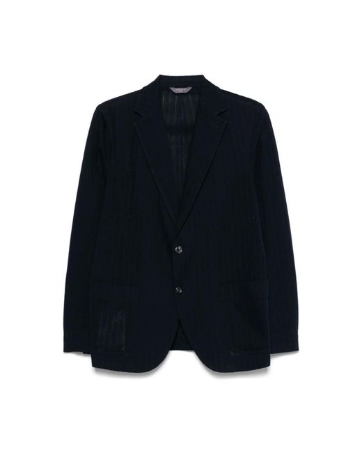 Circolo 1901 Jassen ,Blauw ,Blauwe Geknoopte Jas Met Revers in het Blue voor heren
